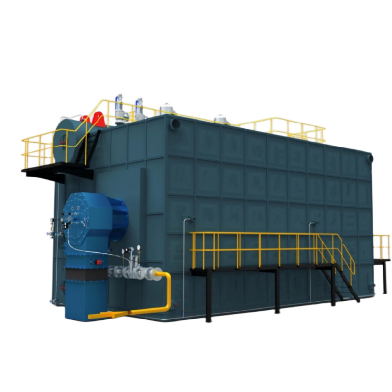 Industrial Gas Fired Double Drum Water Tube Steam Boiler